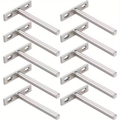 MyShelf™ Hidden Floating Shelf Rod Brackets — Stainless Steel