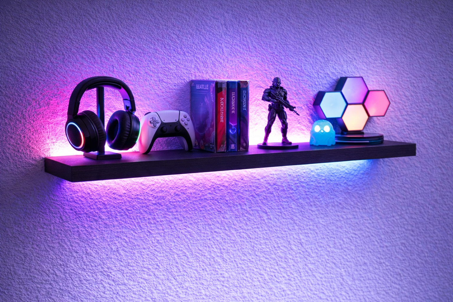 MyShelf™ RGB LED Floating Shelf