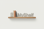 MyShelf Logo - Text on Shelf